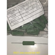 WIREWOUND RESISTOR RX-21 6W 4K7, 5K6, 6k8, 10K
