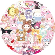 Sanrio - MELODY - HELLO KITTY - Waterproof AESTHETIC STICKER PACK | Waterproof TUMBLR AESTHETIC HP | Book BINDER Journal LAPTOP Helmet Motorcycle Refrigerator