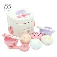Children's Wooden Play House Girl Cooking Toys Rice Cooker Simulation Small Appliances Kitchen Rice Cooker Gift