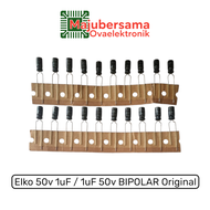 10Pcs - Elko 50v 1uF / 1uF 50v BP Nonpolar