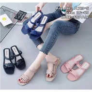 Korean rubber High 2 inch Heels Sandals Heels-(A713-5)