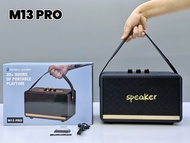 ลำโพงบลูทูธ กำลังขับ20W ดอกลำโพง4นิ้ว2ดอก M13Pro รองรับTF/USB/FM /AUX บลูทูธ เสียบไมค์ได้