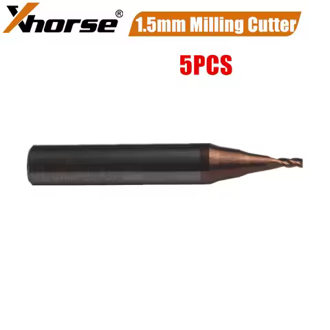 5PCS Xhorse 1.5mm Milling Cutter for XC-007 XC-002 and Condor XC-MINI Dolphin Key Cutting Machine