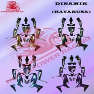 DINAMIK COVER SET HAYABUSA MODENAS , STICKER STAMPED WITH 2K CLEAR