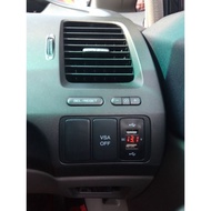 USB Charger 2 Socket usb dan battery meter Honda Civic FD1 FD2