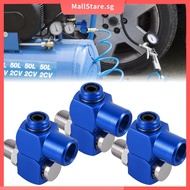 3Pcs Air Hose Connector Air Hose Fitting 1/4inch NPT Rotating Air Fitting Pneumatic Tool Connector  SHOPSKC7302