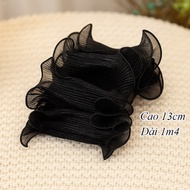 - 1.4M*13Cm Mesh Chiffon in many colors to wrap into a cake, make super pretty flowers