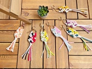 配色鑰匙圈掛飾【Macrame keychain kit 】材料包