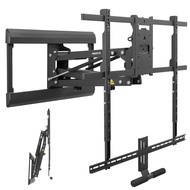 Mount-It! Fireplace Mantel TV Wall Mount, Above Fireplace Drop Down TV Mount, Pull Down TV Mantle Mo