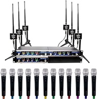 VocoPro Wireless Microphone System, BOOST-ACAPELLA-12-600ft. Long-Range Digital, Package (BOOST-ACAPELLA-12)