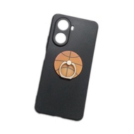 For Huawei Nova 10 SE 5T 8 8I 9 Y61 Y70 Y90 P20 P30 Pro P40 P50 Mate 40 RS 50 3D Cute Basketball Fin