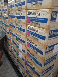 ยกลัง 20 กล่องMedimask ASTM L1มี VFE ,BFE, PFE 99% หน้ากากอนามัยผู้ใหญ่ แบบกล่องบรรจุ 50 ชิ้น