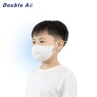 [หน้ากากผ้า สำหรับเด็ก สีขาว Off-White] Double A Care Double Protection Mask ขนาด Free Size 19×12 cm.