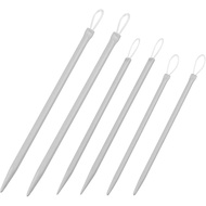 Zuoyou 6 Pcs Nylon Thread Rope Threader Yarn Thread Large Eye Wool Needle Threader Weave Knitting Ne