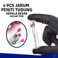 4 pcs Jarum Peniti Pin Tudung Panjang / Jarum Tudung / Peniti Pin Shawl Murah / peniti kepala besar 