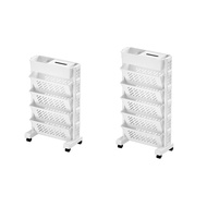 yunhaoSK-Storage Racks Bookshelves Movable Multi-Layer Shelves Desktop Storage Baskets