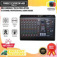 Recording Tech Pro-rtx 8 8 channel professional audio mixer