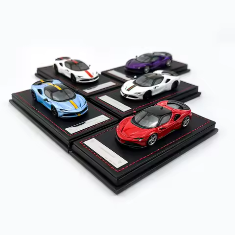 1:64 Scale U2 Resin Ferrari SF90 Stradale Supercar Toys Cars Model Classics Nostalgia Adult Gifts So