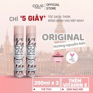 Combo 2 Dầu Gội Khô Colab Hương Original - Tóc sạch bồng bềnh vào nếp sau 5s 200ml