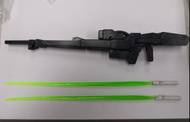 PG 1/60 wing gundam模型散件 (槍+2把光劍)