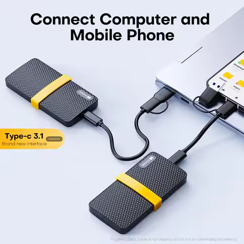 KODAK X200 Portable SSD 1TB Type-C USB3.1 External Drive Hard Disk 512GB 256GB For Laptops Smartphon