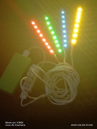 Lampu Aquarium Lego 5 LED warna