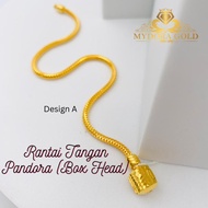 MYDORA EMAS 916 Rantai Tangan PDR | Emas 916/22k
