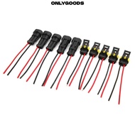 ONLYGOODS 5 Sets Electrical Connector, with Wire 2 Pin Series Terminal Connector-, Durable Waterproo