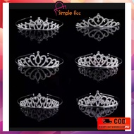 DO-K81 Girls' Crown Headband Korean Women's Crown Fashion Princess Headband Crown Headband/ Birthday