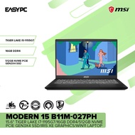EasyPC| MSI Modern 15 B11M-027PH/B11M-041PH Tiger Lake i5-1155G7/i7-1195G7/ 15.6"  NVMe PCIe Laptop