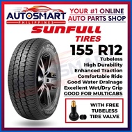 ▯ ➵ ➜ Sunfull 155 R12 Suzuki Multicab Tubeless Car Tire