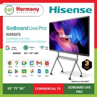 HISENSE 65" 75" 86" Commercial TV GoBoard Live Pro Interactive SmartBoard 65WM6FE / 75WM6FE Integrat
