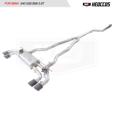 HEO Racing Performance Car Catback Exhaust Muffler Pipe Sport Sound for BMW 520I 530I 540i G30 G31 B