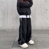 Baggy Tracksuit seluar kargo tracksuit straight cut pants American Retro Street vibe Style cargo pan