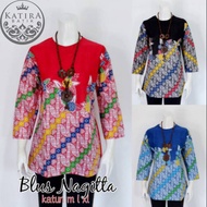 Blouse NAGITTA BLOUSE BATIK Girls BLOUSE BATIK Women Uniform BATIK Work BATIK MODERN BATIK