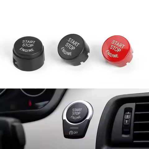 Auto Engine Start Stop Push Switch Button Cover 61319153832 For BMW 5 6 7 Series F18 F10 F07 F02 F06