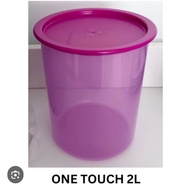 Tupperware One Touch Canister 4.3L/3L/2L