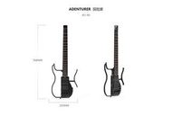 全新 alp ad-80  摺得 電結他 electric guitar  travel  guitar 旅行 電結他