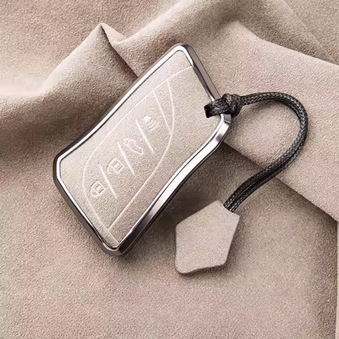 For Lexus GX460 RX TX500h GX550h LX600 LX500d LS500h Key Case High-end Suede Keychain