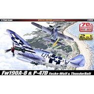 Academy Model 1/72 AC12513 Assembly FW190A-8 & P-47D