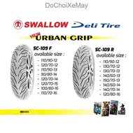 Vỏ lốp Deli Tire Swallow bánh 14 cho các dòng tay ga Vario Click Airblade Vision SH Mode NVX Luvias