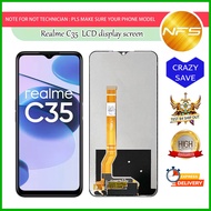 NFS - REALME C35 / Narzo 50A Prime display screen LCD touch screen digitizer ic