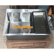 Kitchen sink 6045 stainless steel sus 304 / 304 stainless steel sink