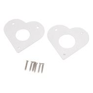 [EPAY] Bird House Guard Metal Portal Aluminum 28mm 32mm Diameter Hole Heart Shape Metal Bird House G