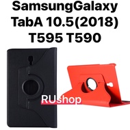 เคส Samsung Galaxy Tab A 10.5 (2018) SM-T590 T595 หมุนได้360องศา  เคสปิดแปิด สำหรับ Samsung Galaxy Tab A 10.5 ปี2018 รหัสรุ่นT595 T590 กันกระแทก