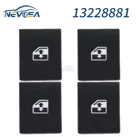 NEVOSA 4PCS 13228881 Electric Window Switch Button Cover Parts For VAUXHALL OPEL ASTRA MK5 H 04-10 Z