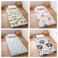 New goods！Floor folding mattress foldable Cartoon mattress cover Soft 2-3cm Thick Folding student tatami mattress for floor Tatami dormitory mattress