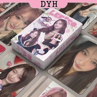 50pcs/box IVE Leeseo Laser Card Photocards Holographic LOMO Card KPOP Album