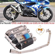 ♡Full Systems Slip On For Suzuki GSX150R GSXR150 GSX-S150 GSX S150 Motorcycle GP Exhaust Front M ✪☼