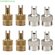 moonlightyaa 4 Pcs Car Motorcyle Tire for Valve Stem Cap Cover Core Remover Tool Repair Fixing For T